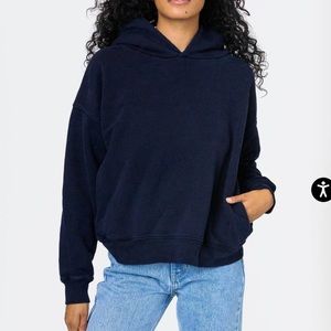 Los Angeles Apparel Cropped heavy Fleece hoodie